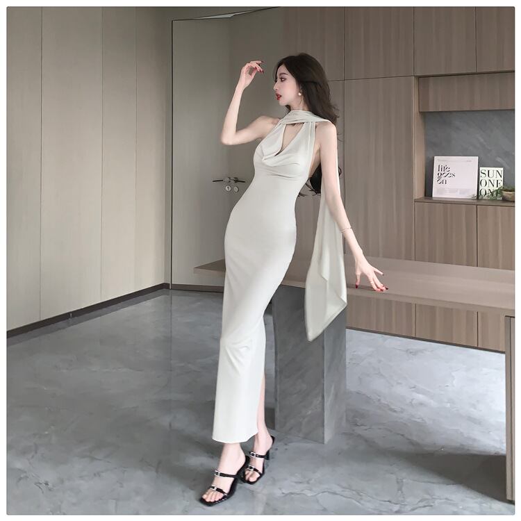 【dress】スリットバックで綺麗ワンピース G21279