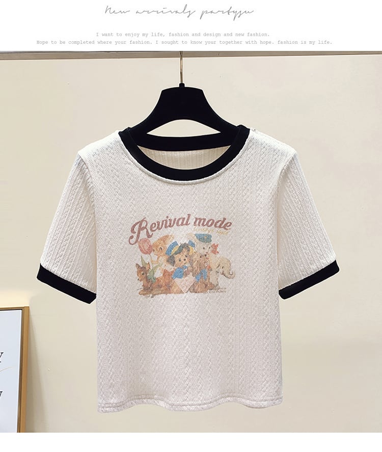 【tops】カートゥーンTシャツG20197