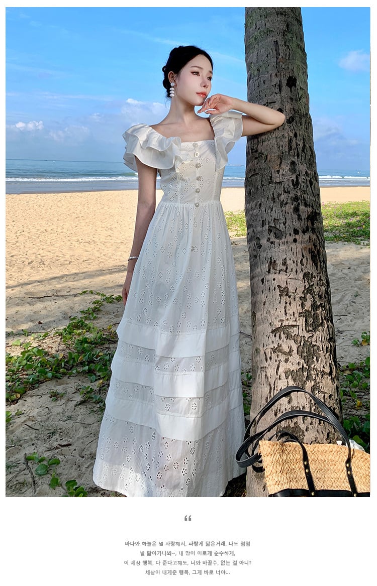 【dress】フリルワンピース M24984