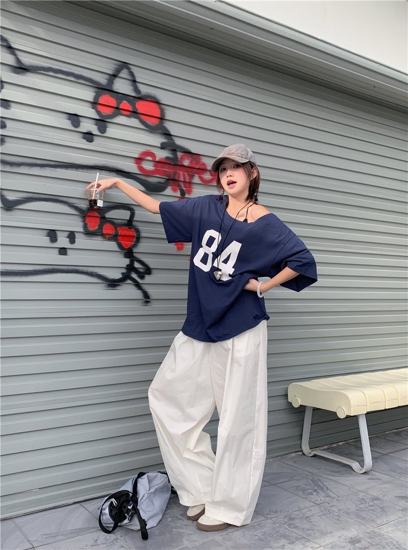 【tops】プリントTシャツ M25173