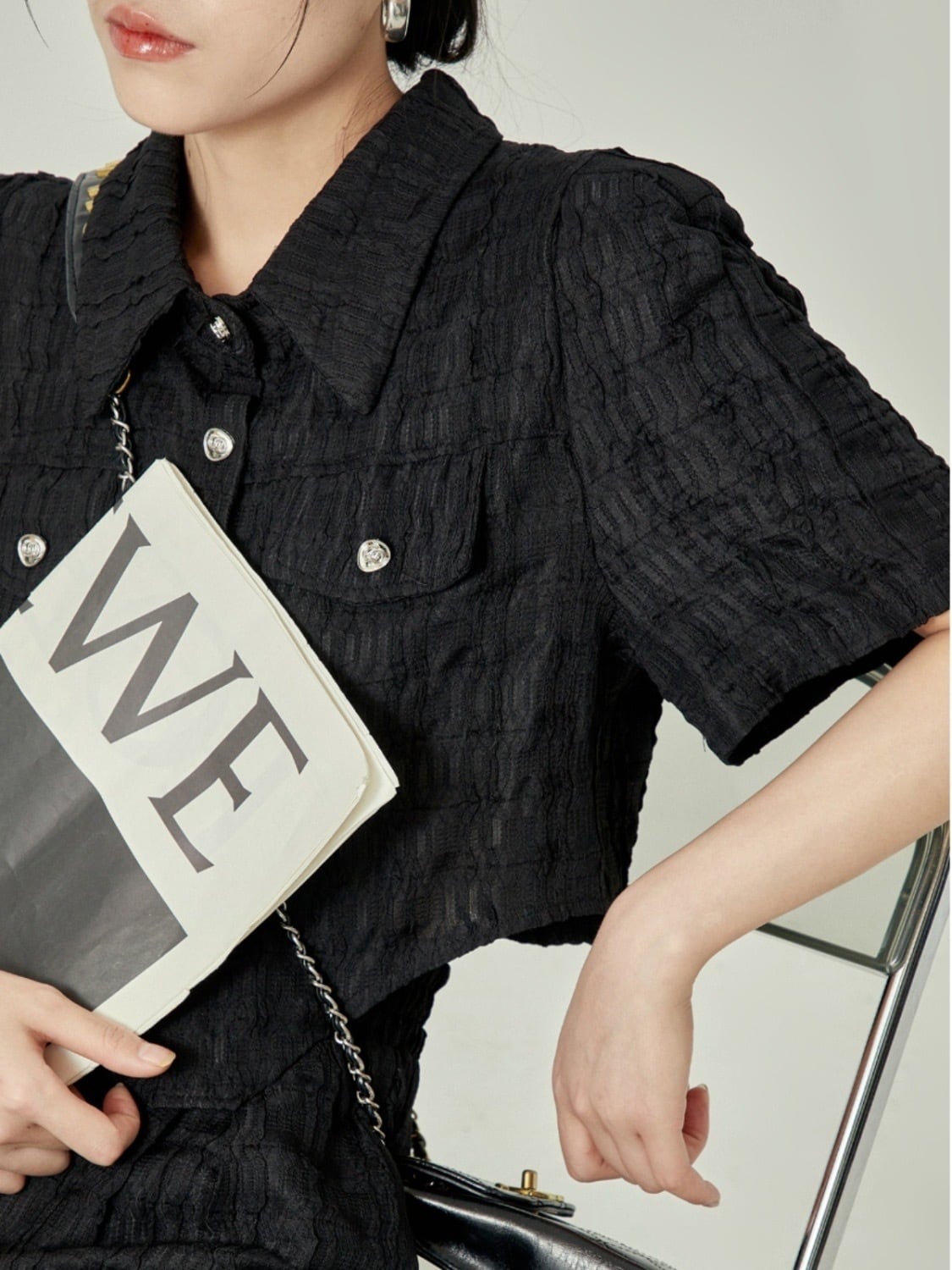 【set】3色イレギュラートップス+ガウチョパンツ2点セットF7468