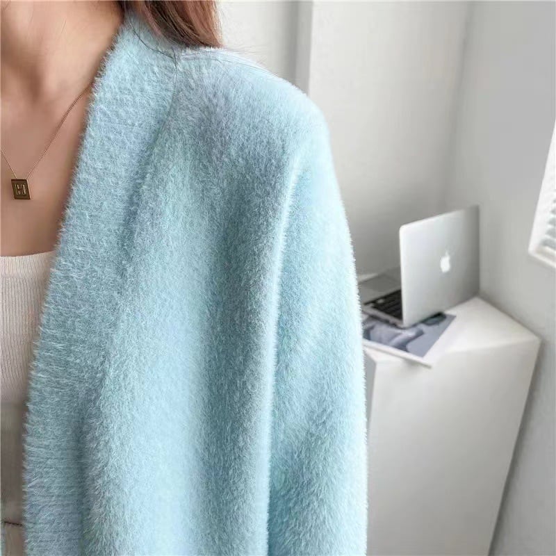 【outer】ロング丈ニットカーデ M26127