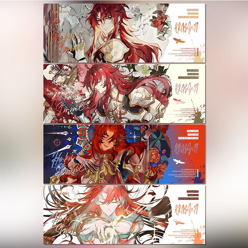 【GOODS】崩壊スターレイル アルジェンティ ホログラムチケット 4点セット Q2143