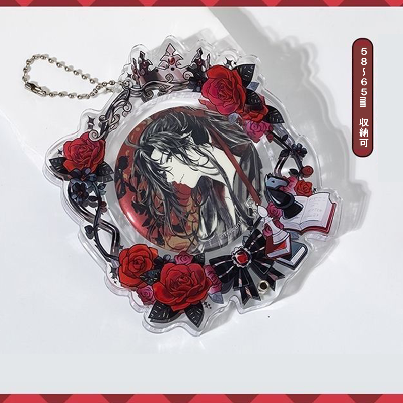 【GOODS】58－65mm 花輪 缶バッジホルダー カバー Q2245