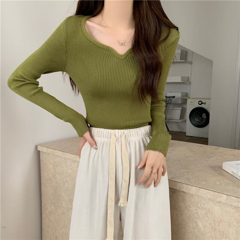 【tops】ニットトップス　M28069