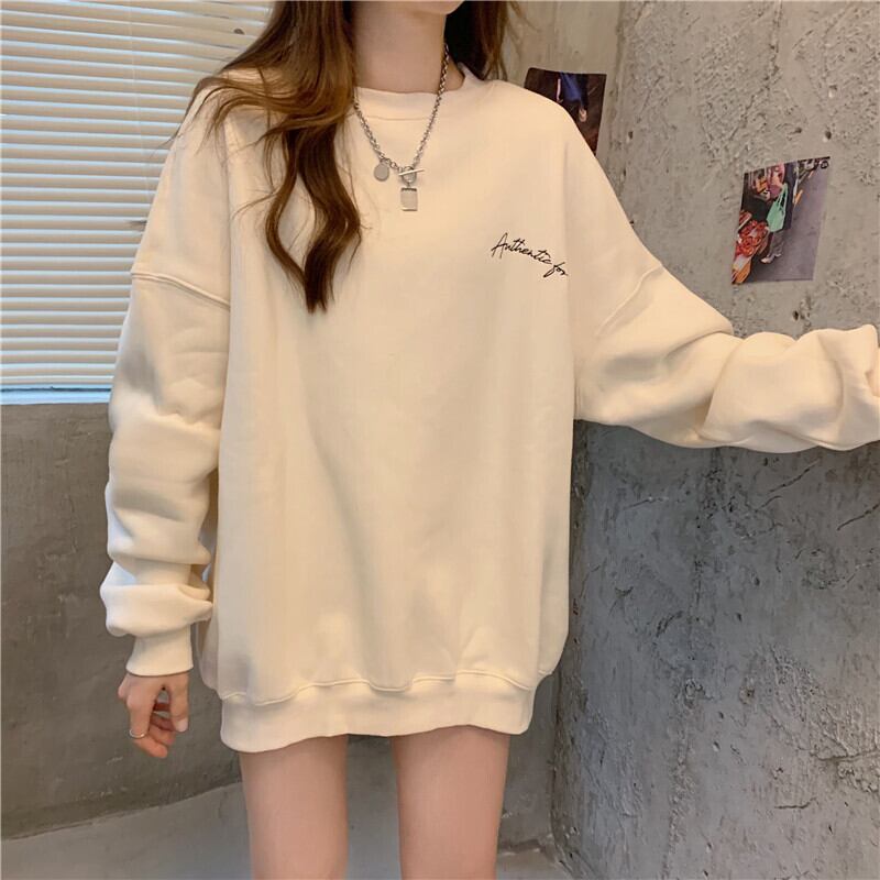 【tops】INS風秋冬新作ファッション美人度アップ!韓国系厚手裏起毛ルーズパーカー G3528