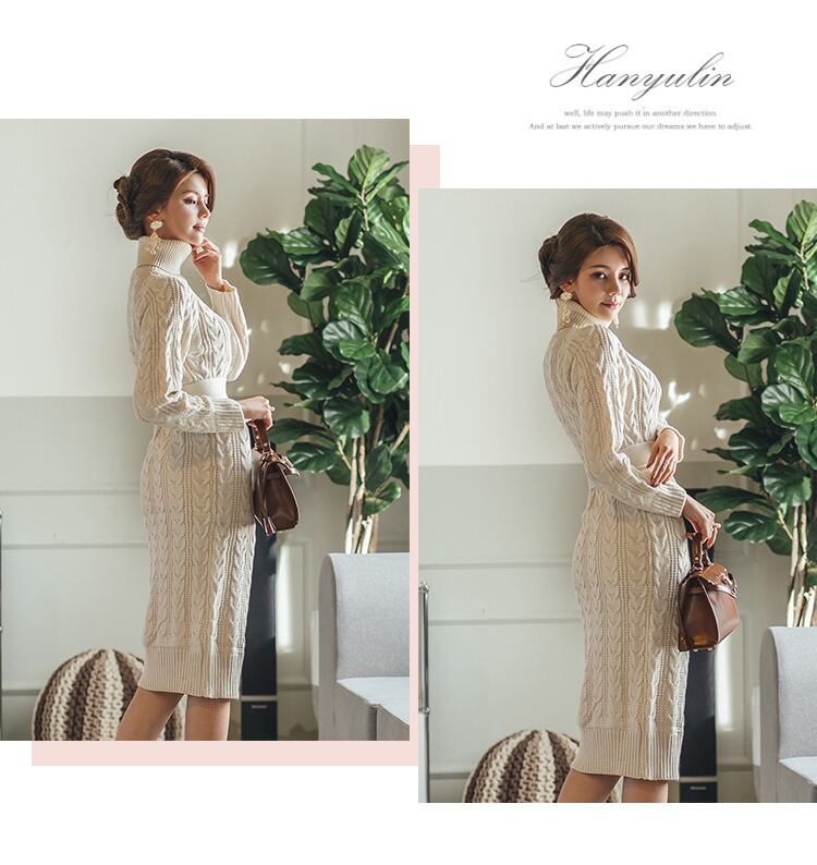 【dress】ハイネックワンピース　M18805