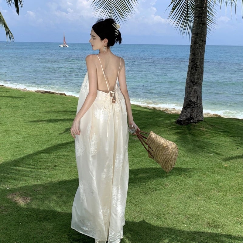 【dress】バックレスワンピース　M25277