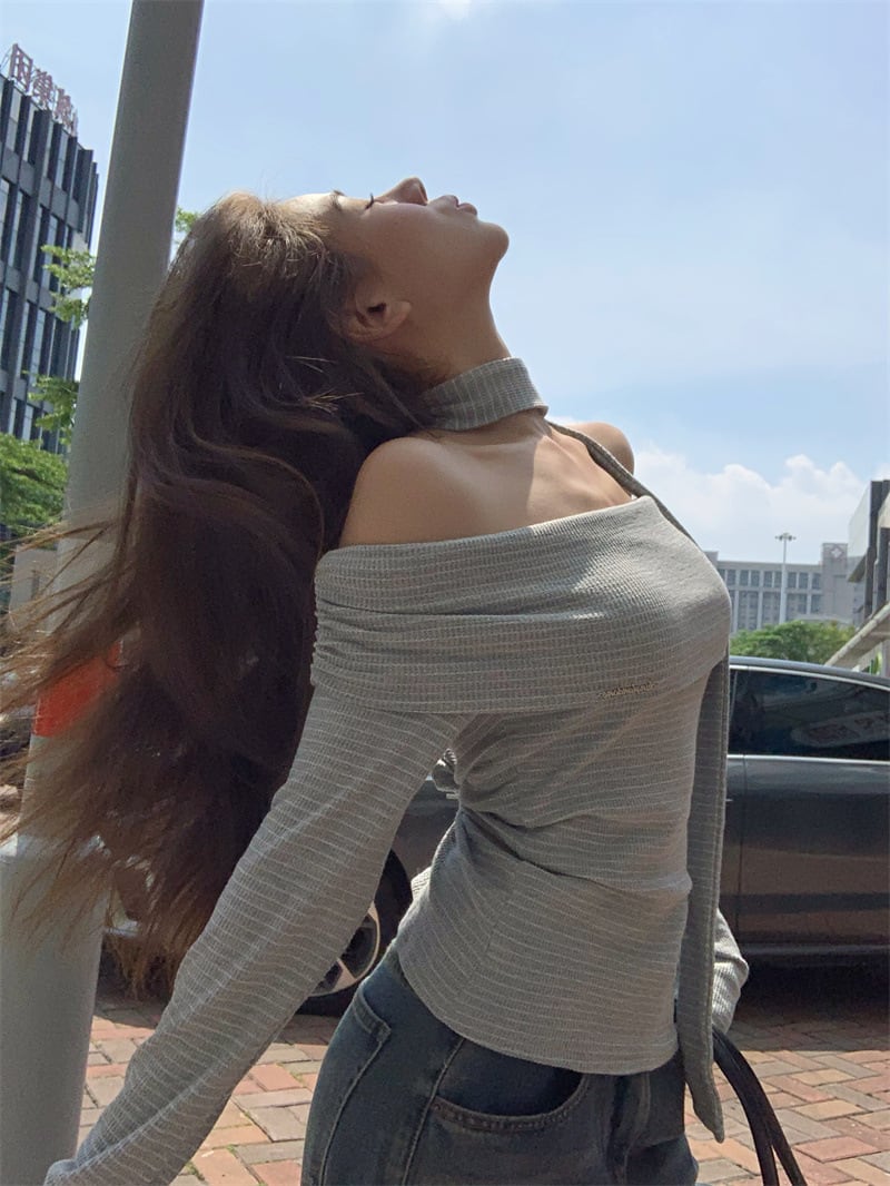 【tops】オフショルダートップス　M27995