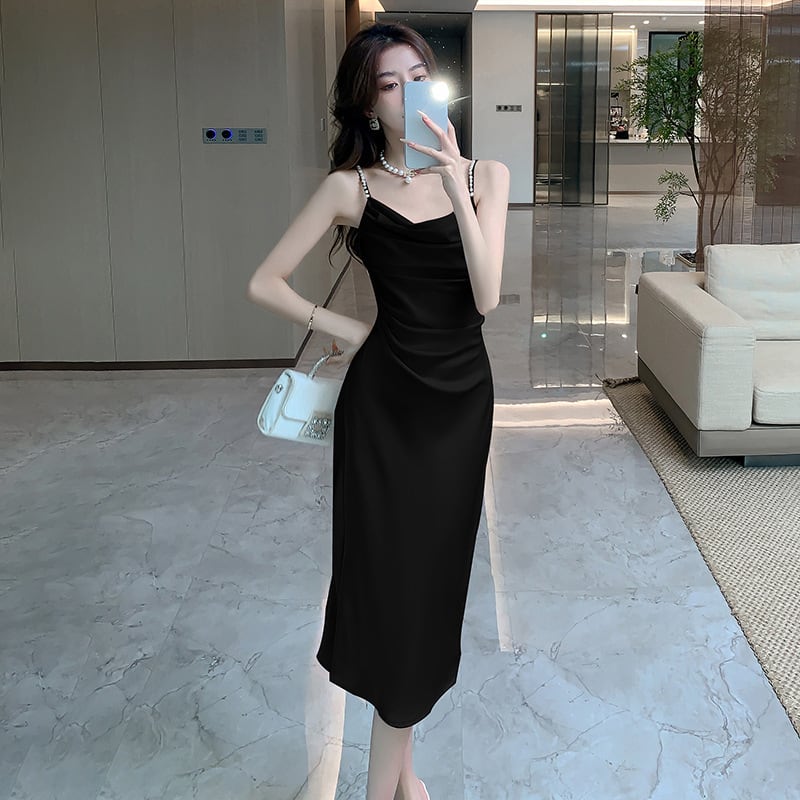 【dress】パールショルダーキャミワンピース　M31685
