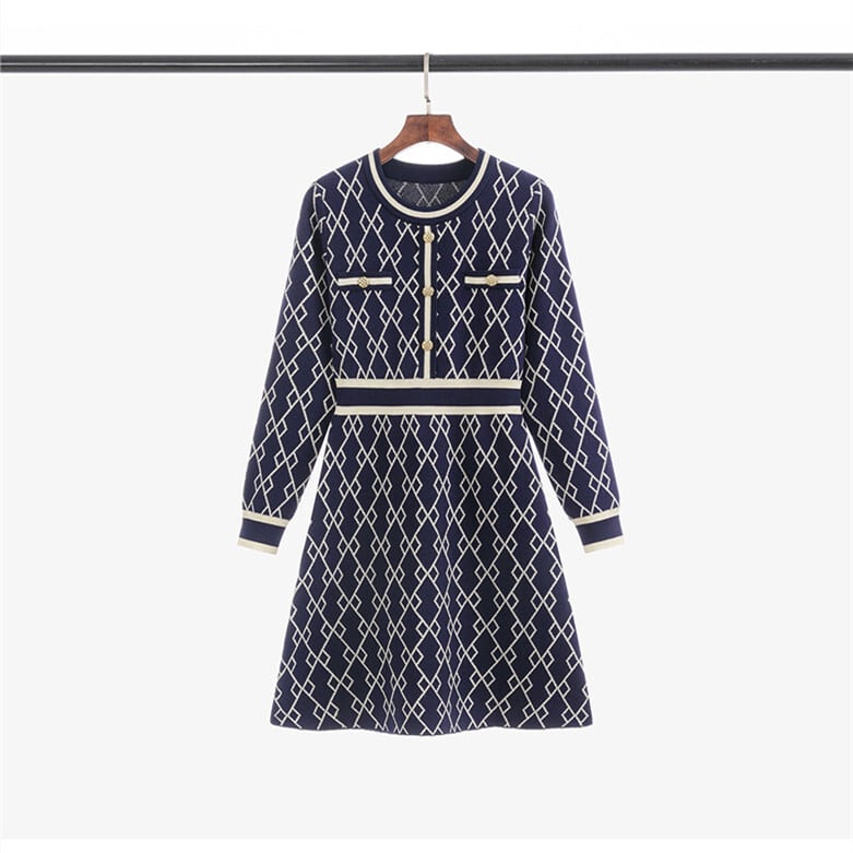 【dress】ニットワンピース　M25462