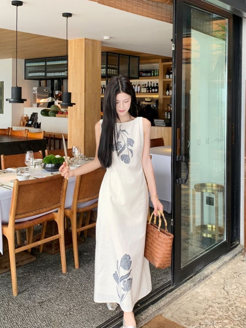 【dress】ノースリーブワンピース　M24528