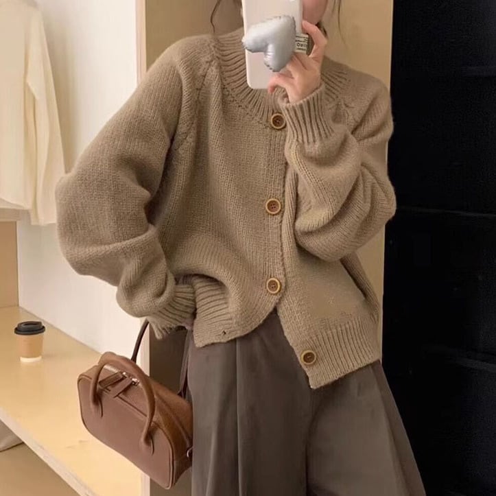 【outer】ニットカーデ　M27266