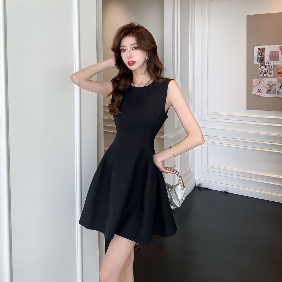 【dress】ノースリーブOL通勤ワンピース G21380