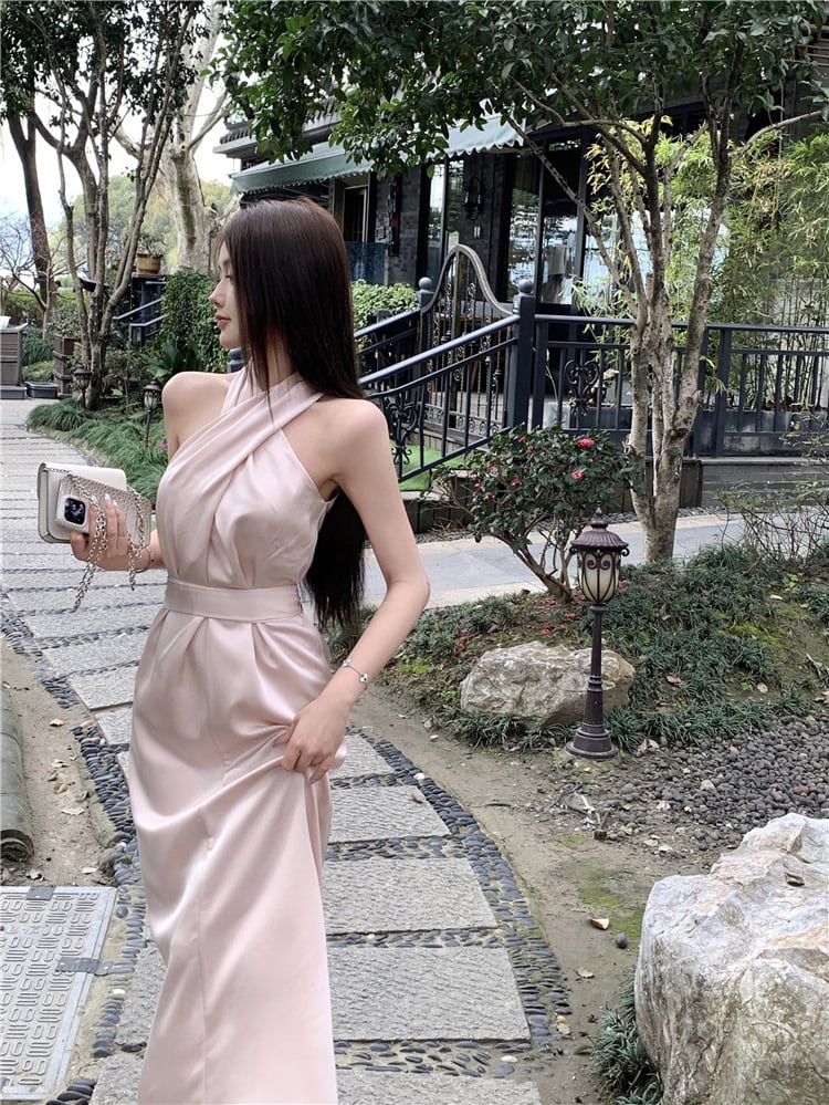 【dress】Aラインキャミワンピース G21084