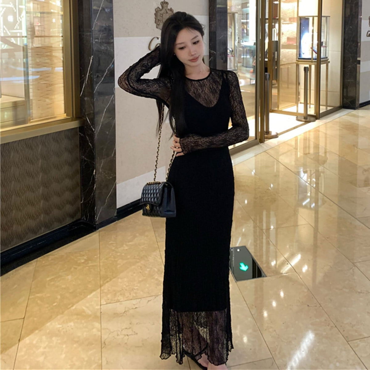 【dress】レースワンピース　N2673