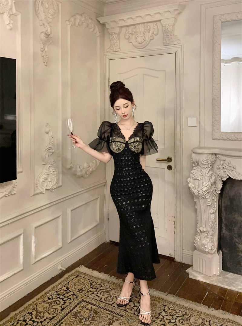 【dress】マーメイドワンピース　M24588