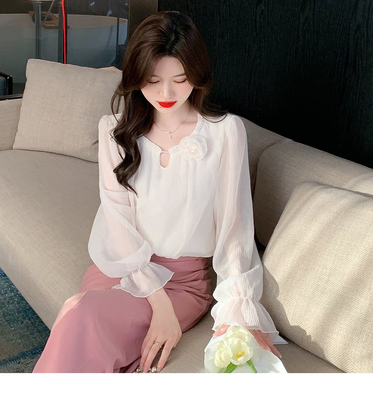 【tops】立体フラワートップス　M29036