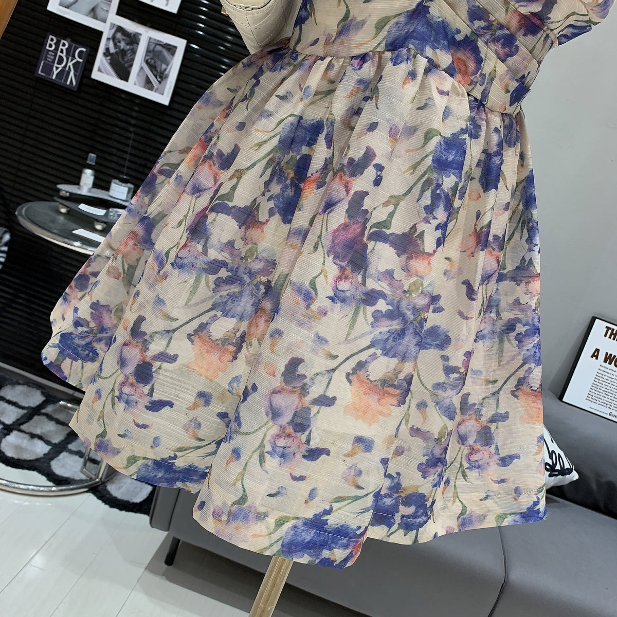 【dress】花柄ワンピース　M24994