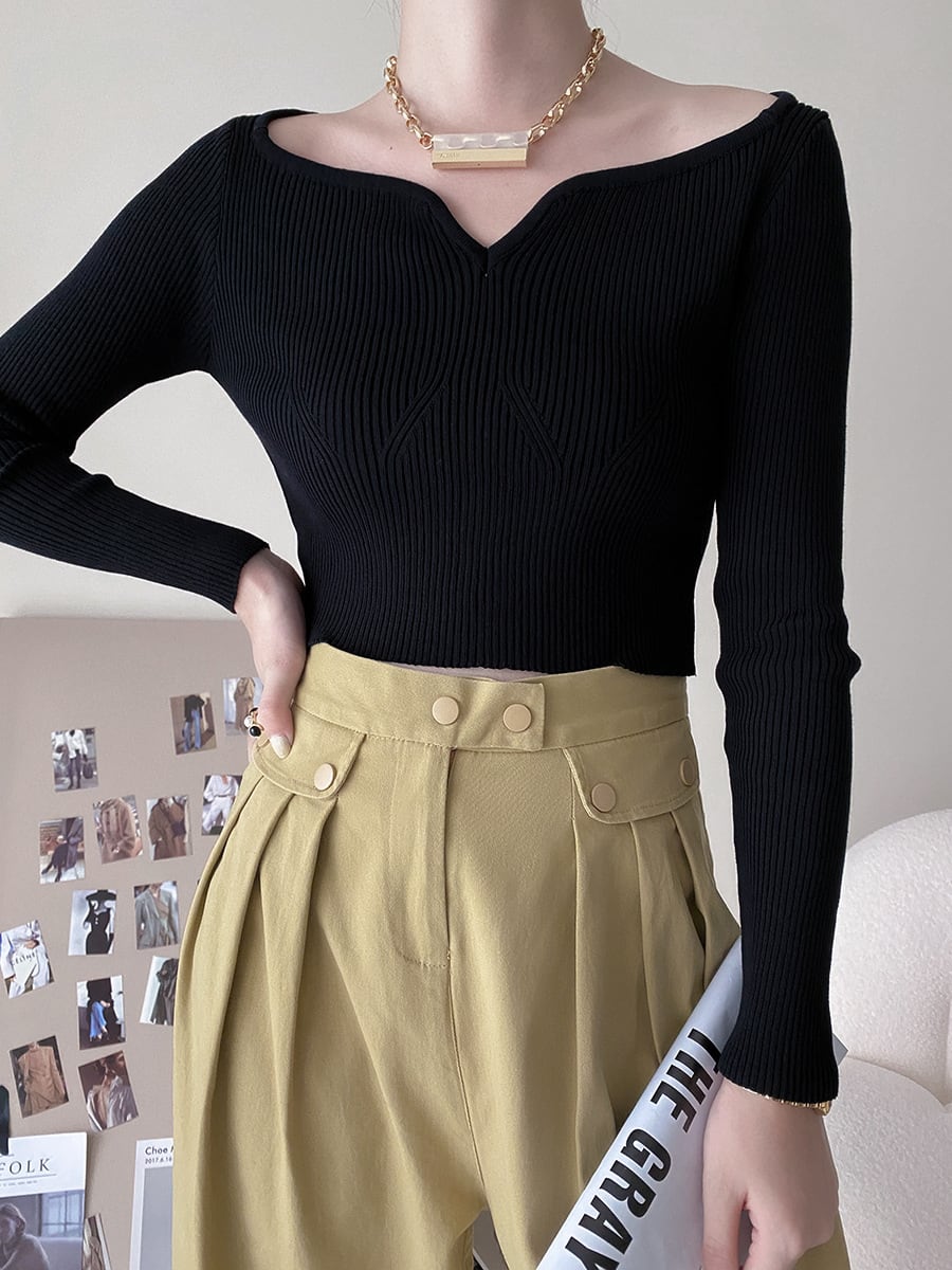 【tops】人気ニットトップス　N2937