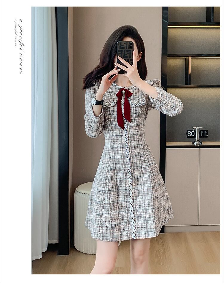 【dress】ツイードワンピース　M18608