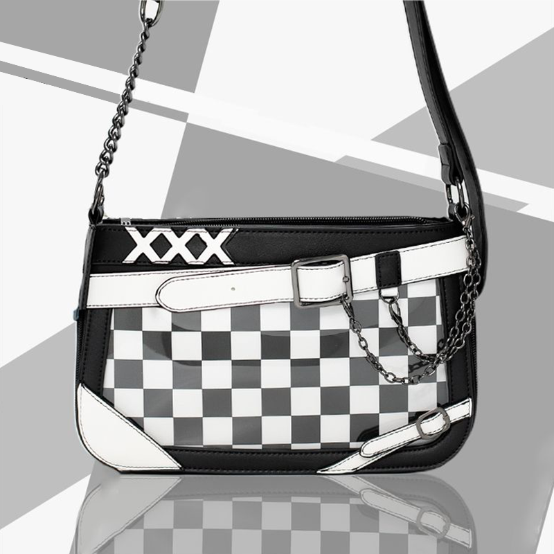 【GOODS】痛バック チェーン ショルダーバッグ Ｑ2242