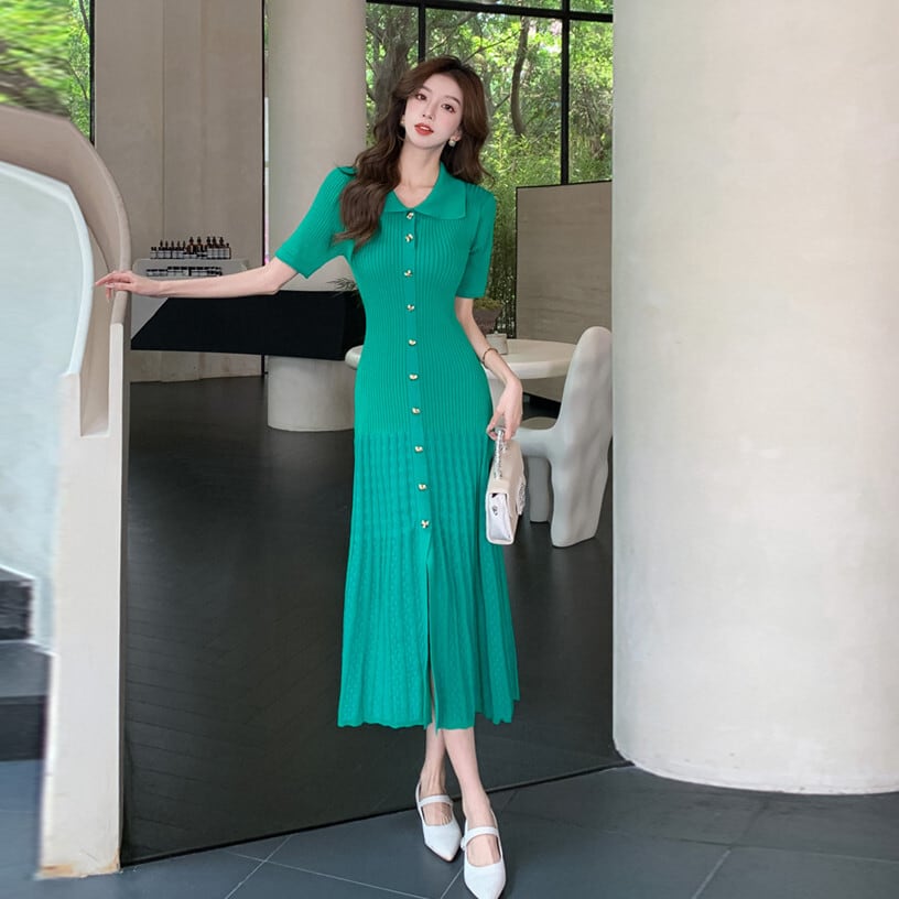 【dress】ニットワンピース　M23902