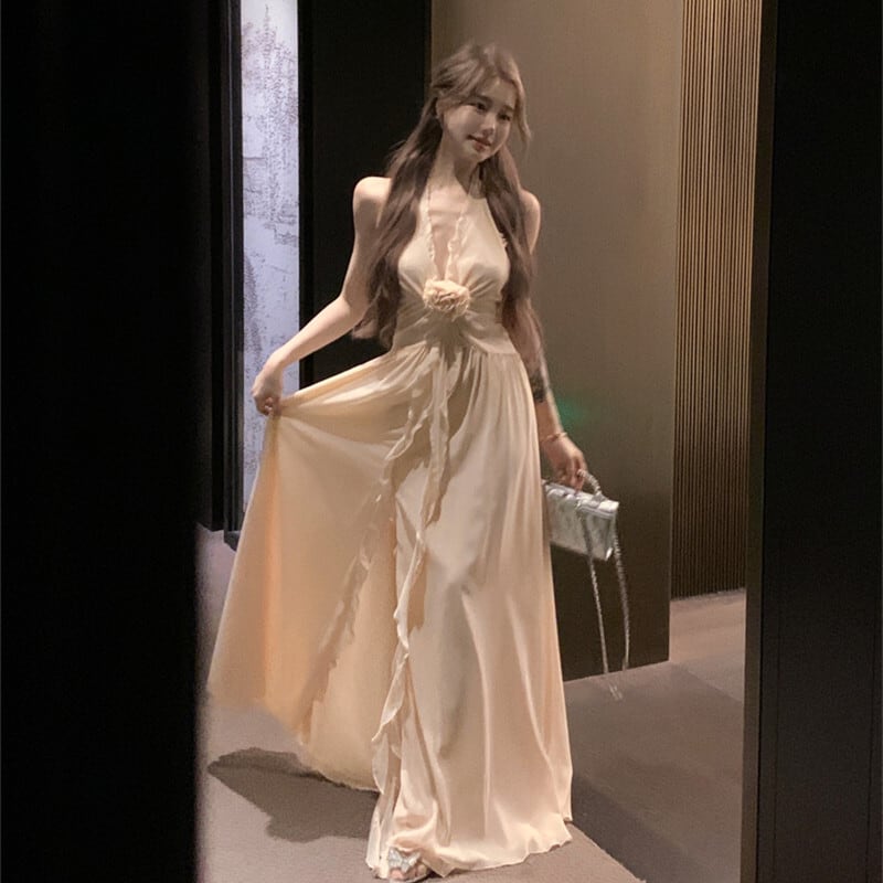 【dress】ホルターネックワンピース　M24518