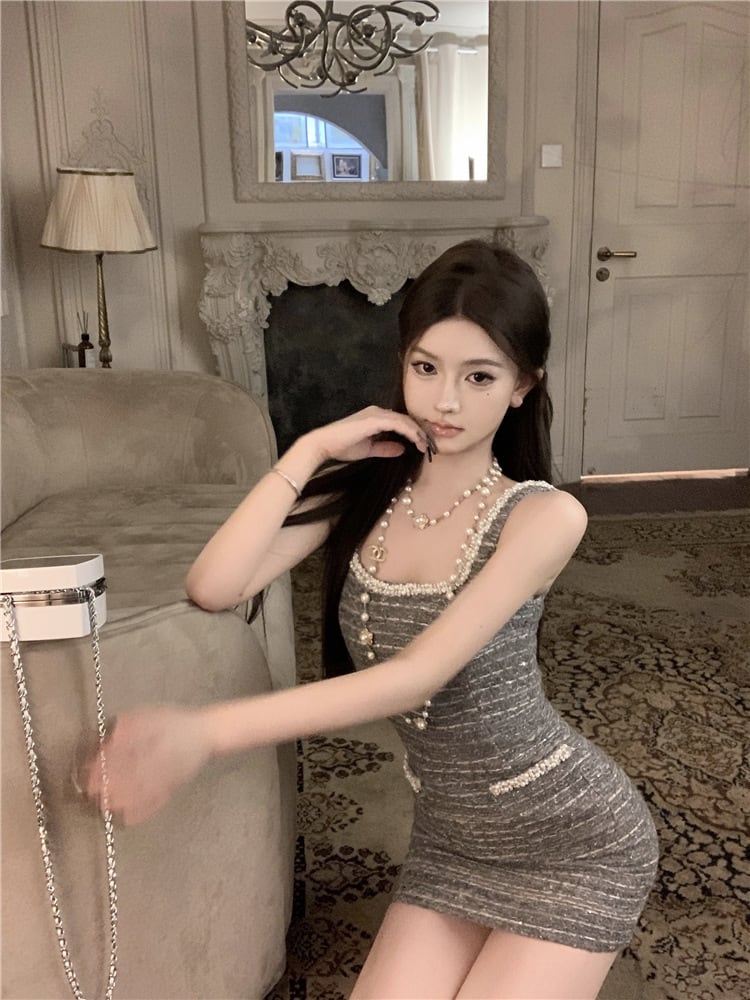 【dress】パールキャミワンピース　M24181