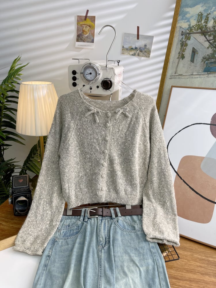 【outer】ニットカーデ　M25537