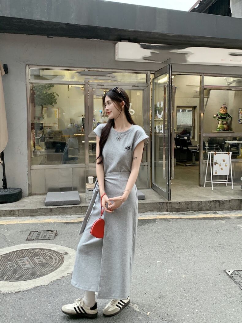 【dress】ノースリーブデザインワンピース G21507