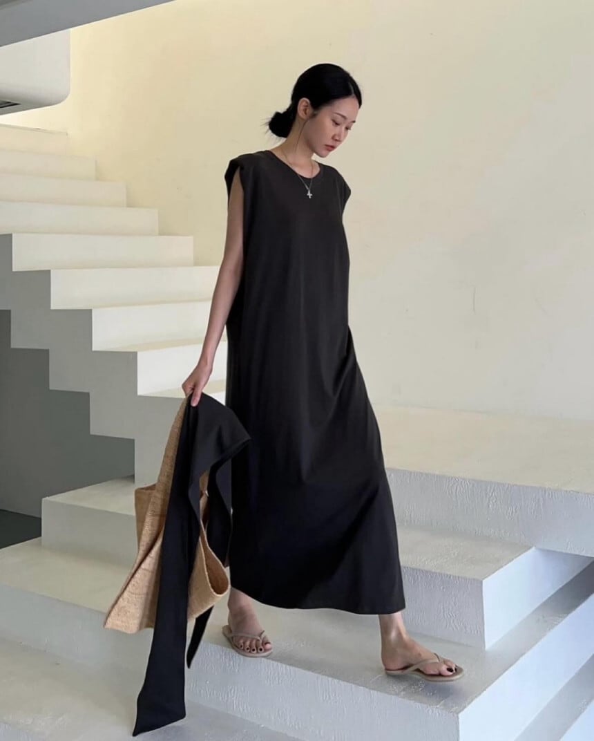 【dress】ノースリーブワンピース　M25068