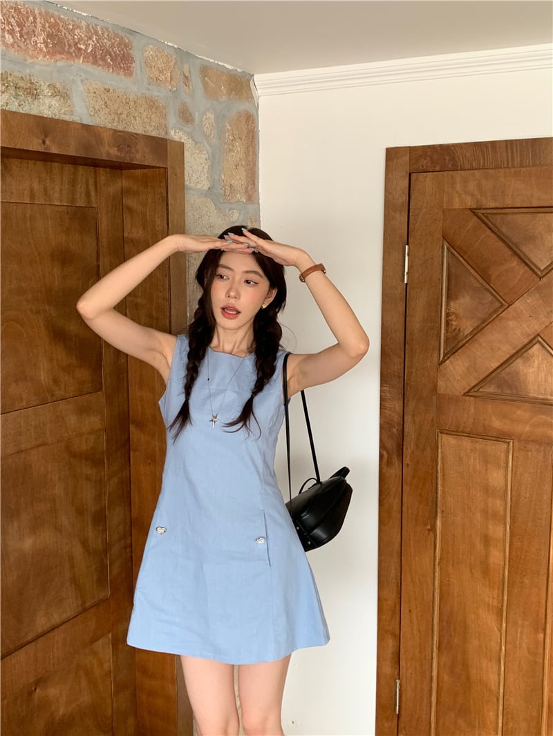 【dress】ノースリーブワンピース　M24439