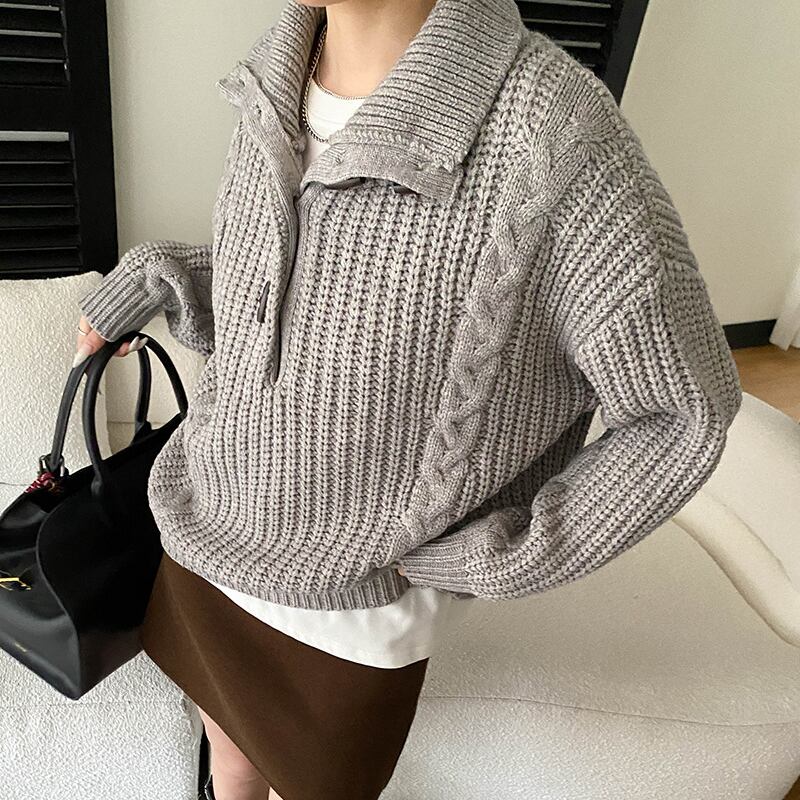 【tops】2wayニットトップス Q7484