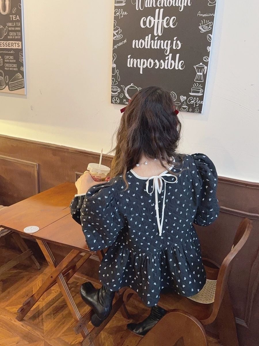 【tops】ペプラムリボントップス　N2908