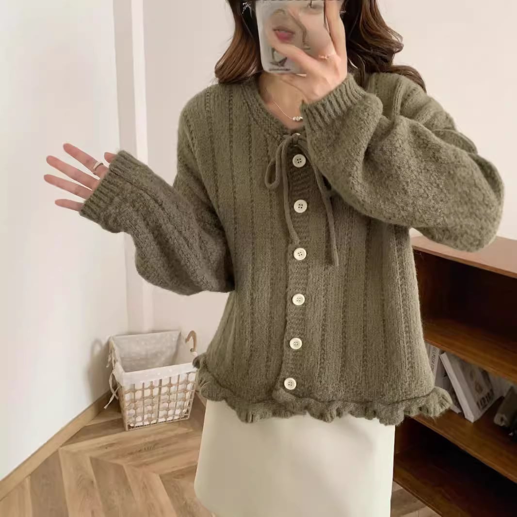 【outer】ニットカーデ　M26423