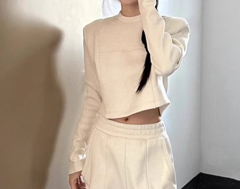 【set】薄手パーカー+ガウチョパンツ２点セットG20340