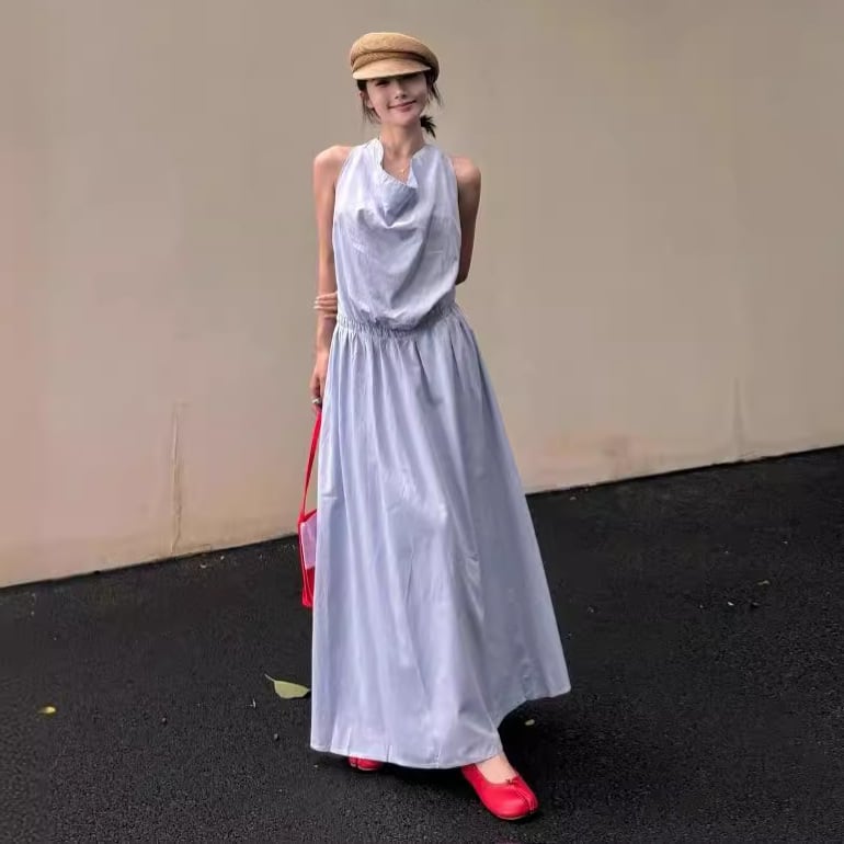 【dress】バックレスワンピース　M24358