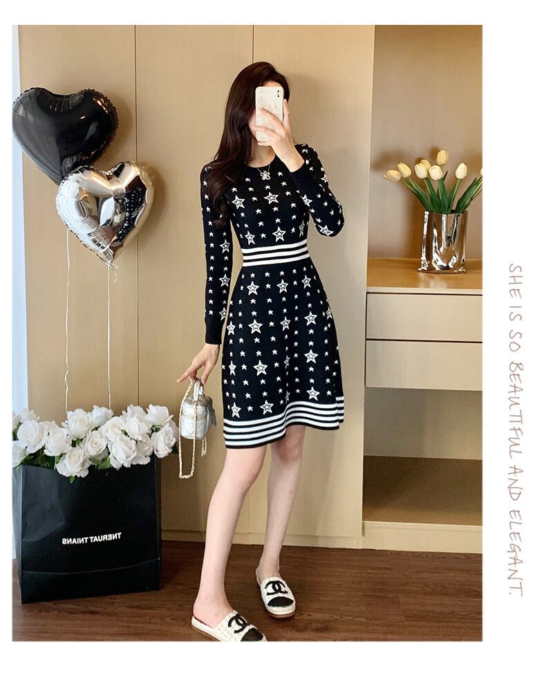 【dress】ニットワンピース　M28413
