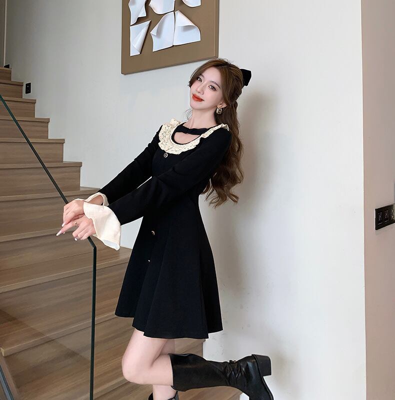 【dress】ドッキングワンピース　M19045