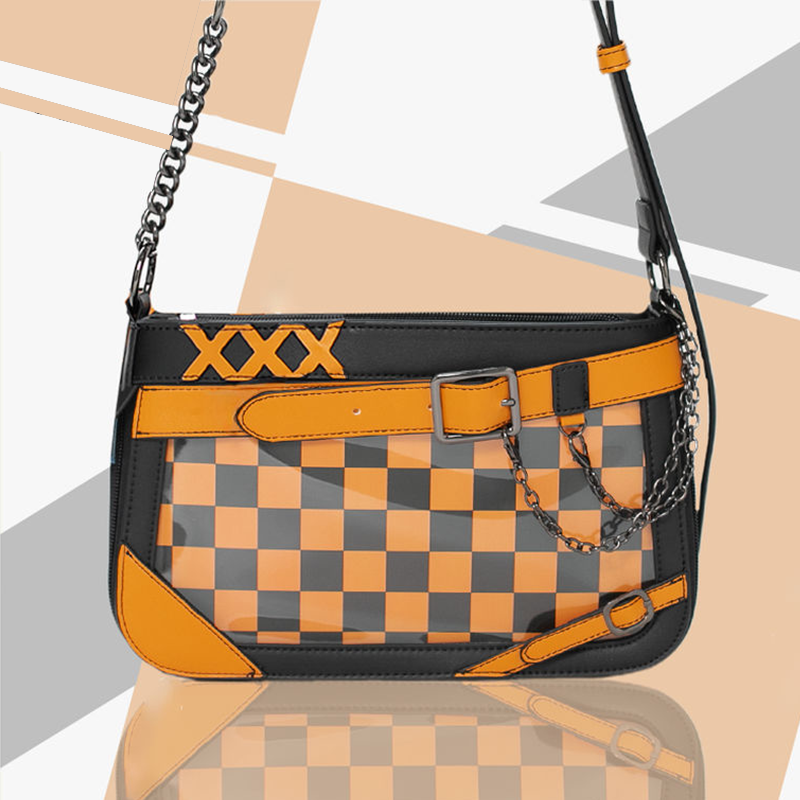 【GOODS】痛バック チェーン ショルダーバッグ Ｑ2242