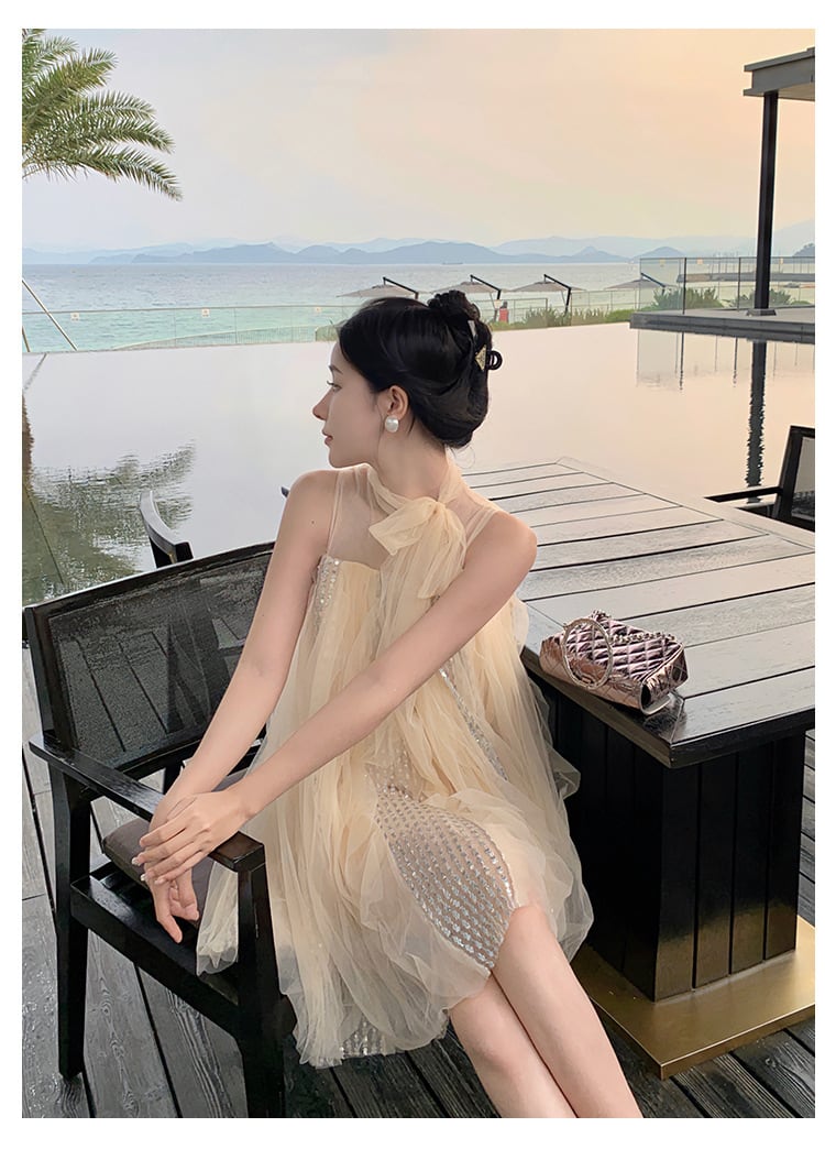【dress】ノースリーブワンピース　M25288