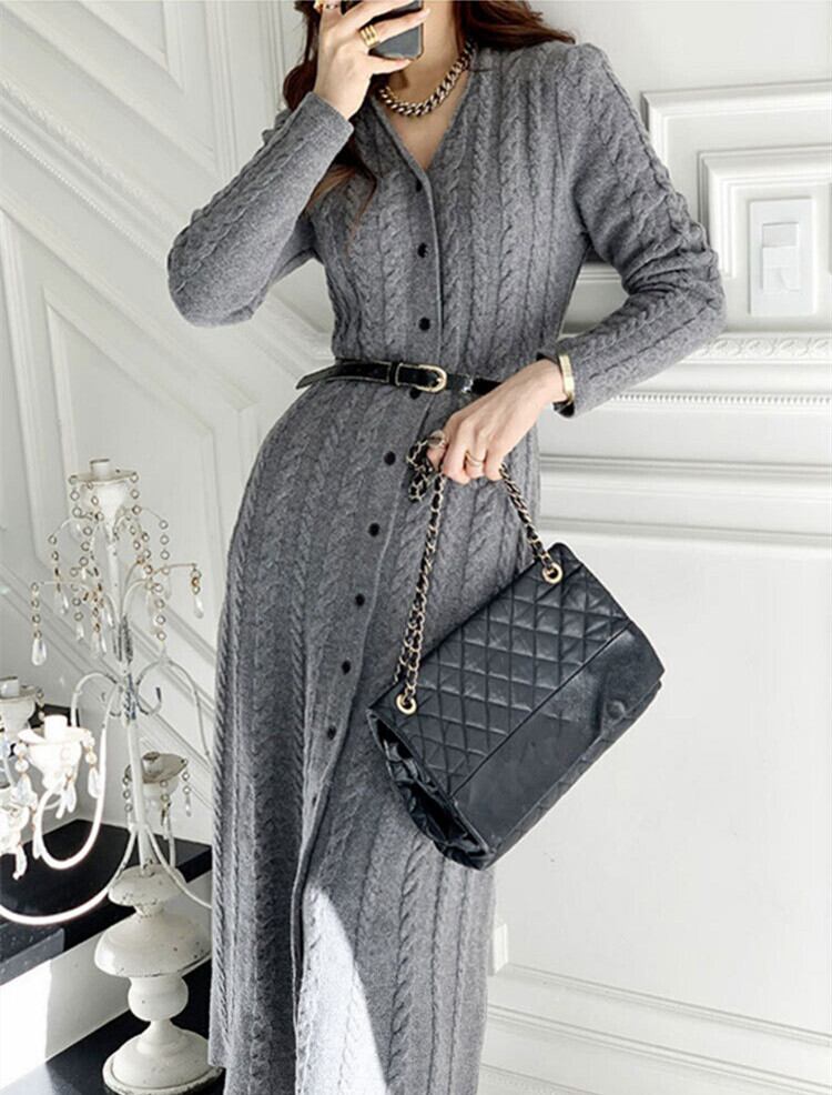 【dress】ニットワンピース　M26341