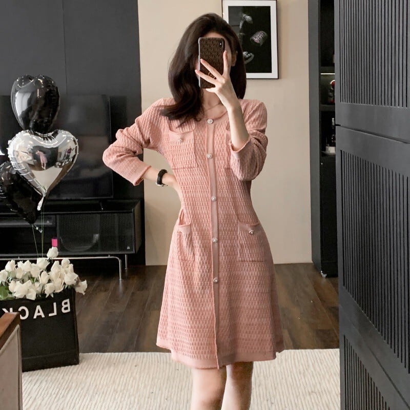 【dress】ニットワンピース　M25608