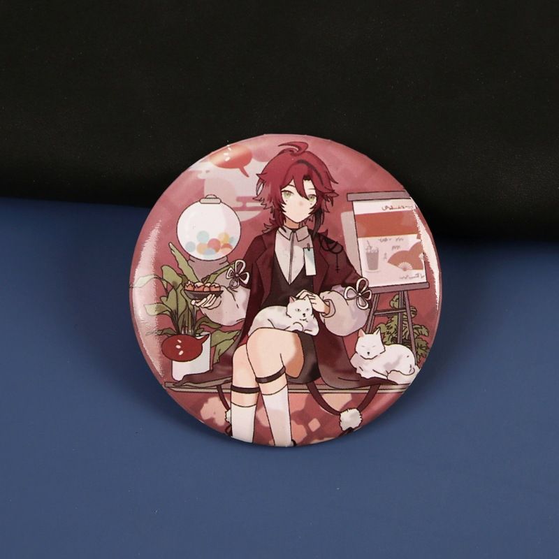 【GOODS】原神 遊園地 缶バッジ Q2187