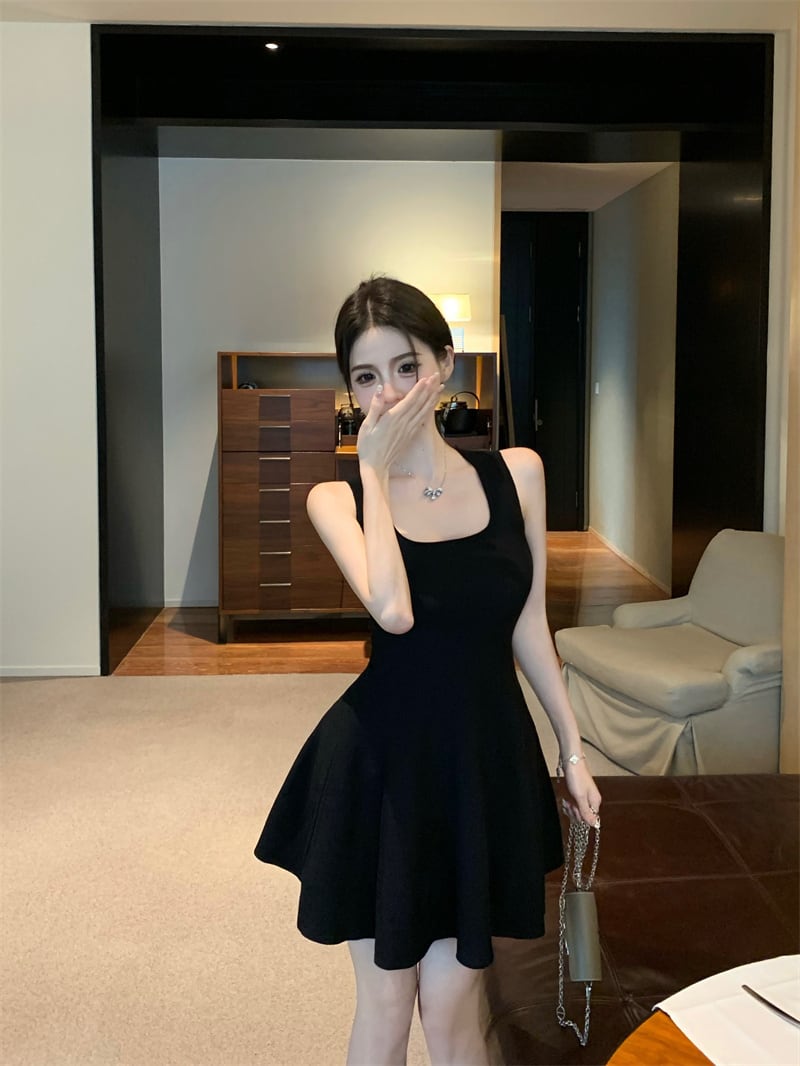 【dress】ノースリーブニットワンピース　M24696