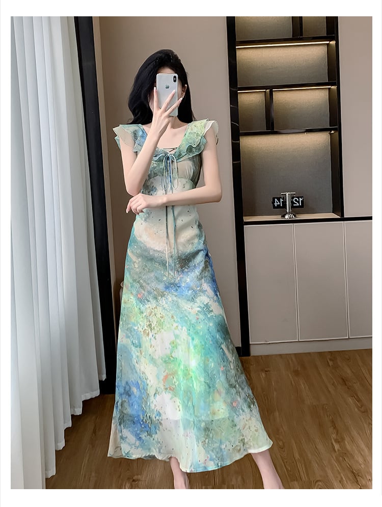 【dress】フリルワンピース　M25147