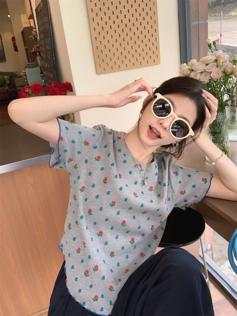 【set】Tシャツ×ワイドパンツセット　M24788