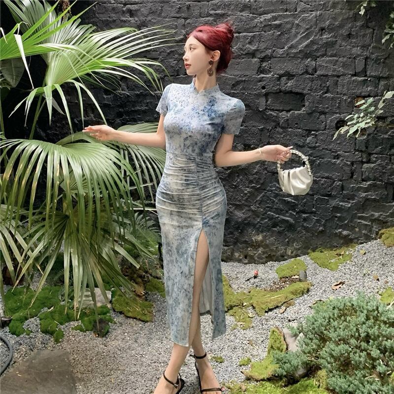 【dress】スリットワンピース　M29552