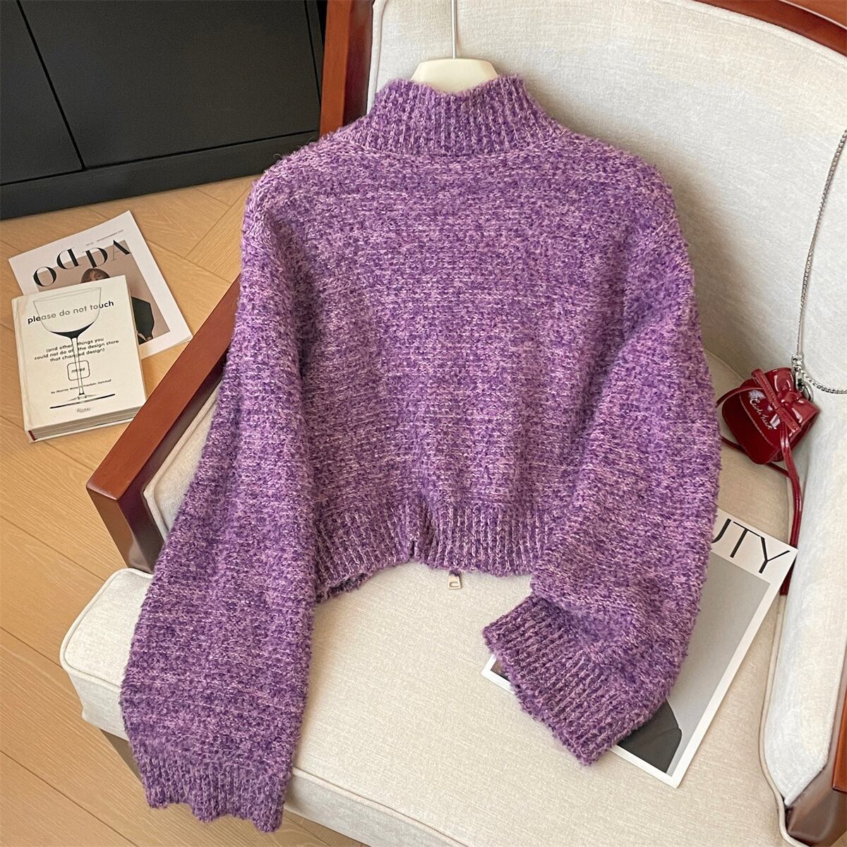 【outer】ニットカーデ　M29213
